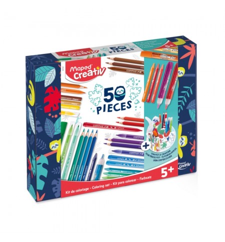Kit Colorir 50 Peças