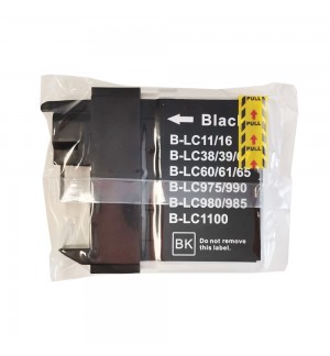 Tinteiro Compatível Brother LC1100BK Preto 13ml 450 Pág.