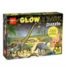 Jogo Educativo Puzzle Apli Fluor Dinossauros 60 Peças