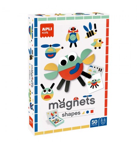 Jogo Educativo Apli Kids Magnets Shapes 50 peças