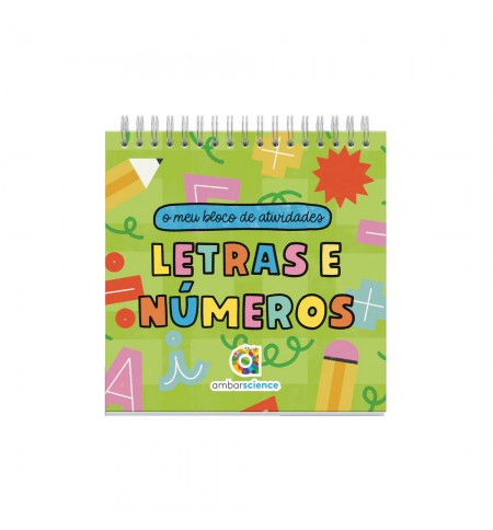 O Meu Bloco de Atividades Ambarscience Letras e Números
