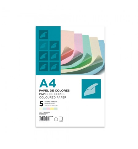 Papel Fotocopia 5 Cores Suaves A4 080gr 5x20 100Fls