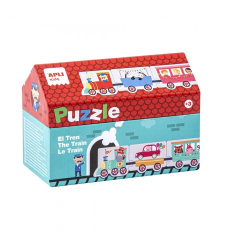 Jogo Puzzle Apli Tema Comboio 20 Peças