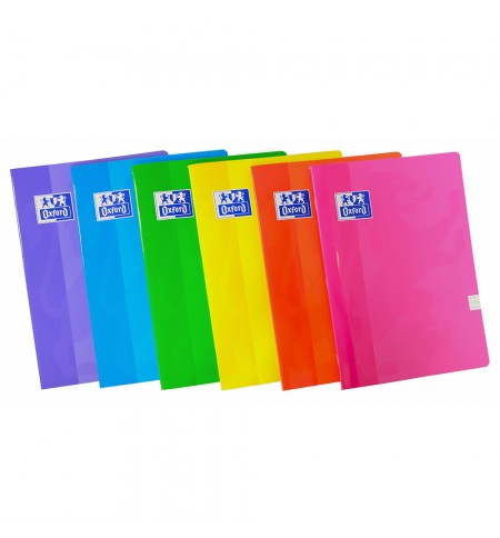 Caderno Agrafado A4 Quadric Oxford Colours Sortido 48Fls 1un