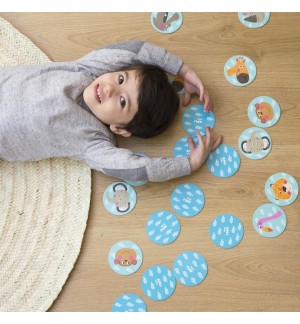 Jogo Casinha de Memória Safari 24 Peças