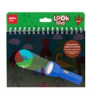Livro Procura e Encontra Dinossauros Apli Kids 6Fls