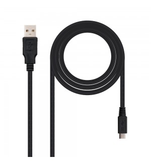 Cabo USB-A 2.0 Macho / micro-USB-B Macho 80cm