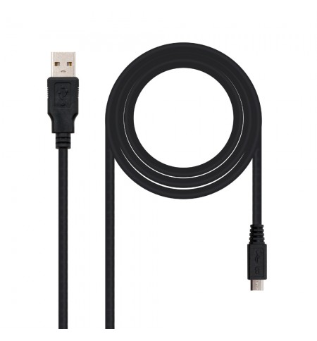 Cabo USB-A 2.0 Macho / micro-USB-B Macho 80cm
