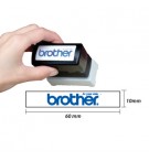 Carimbo 10x60mm Preto Brother PR1060B6P 6un