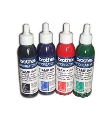Tinta BROTHER Vermelho para Carimbos 20cc
