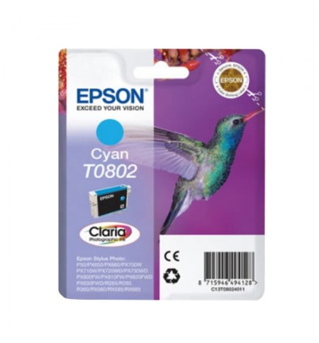Tinteiro Epson T0802 Azul C13T08024011 7,4ml