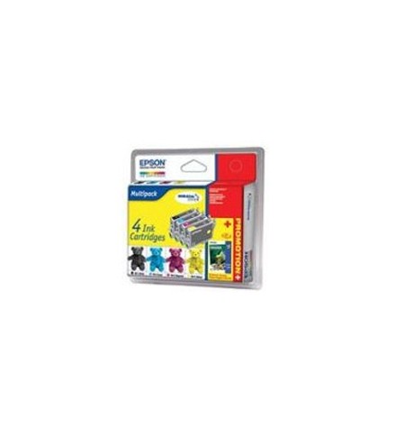Pack Tinteiros Epson T0615 4 Cores C13T06154020 8ml