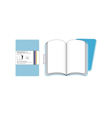 Volant XS Liso Moleskine Azul Claro 2un