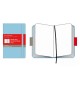 Volant Liso Moleskine Azul Claro 2un