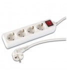 Bloco 4 Tomadas + Interruptor Cabo 3mts