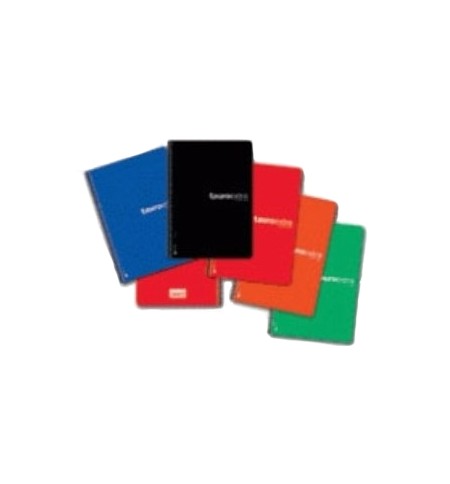 Caderno Espiral A5 Quadriculado 63g Tauro Sortido 80Fls 10un