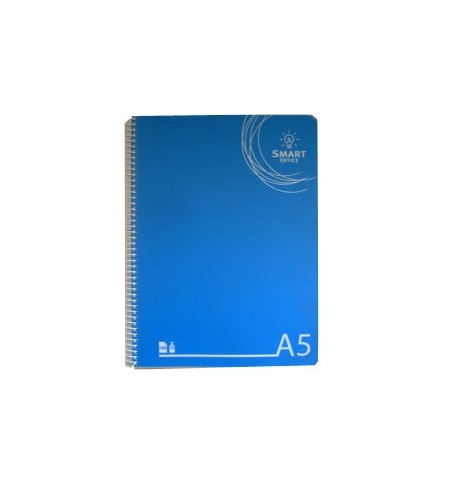 Caderno Espiral A5 Quadriculado PP Smart Office 100Fls 1un