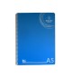 Caderno Espiral A5 Quadriculado PP Smart Office 100Fls 1un