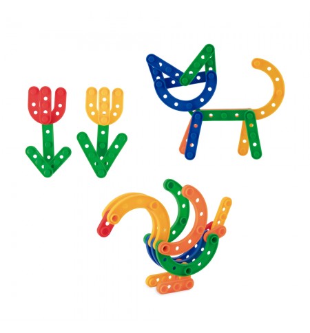 Jogo Educativo Apli Peças de Conexão 60 Peças