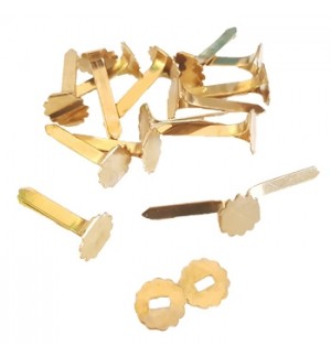 Ataches Latão com Anilha 50mm 100un