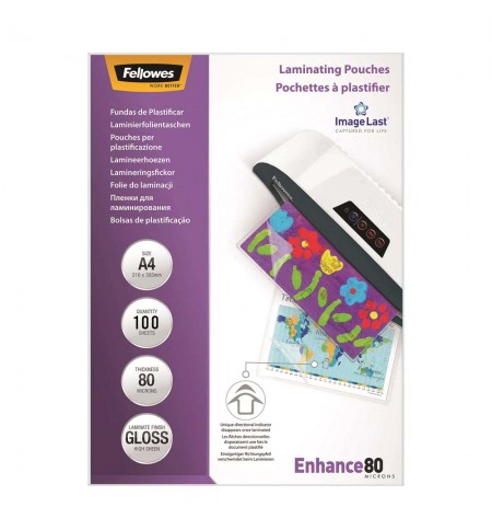 Bolsas de Plastificar A4 220x306mm 80mic Adesivas 100un