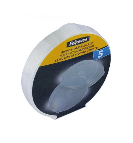 Caixa para CDs/DVDs Fellowes Transparente 9834201 Emb.5