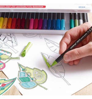 Marcador Médio Edding 1200 1mm Turquesa 1un