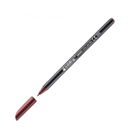 Marcador Médio Edding 1200 1mm Bordeaux 1un