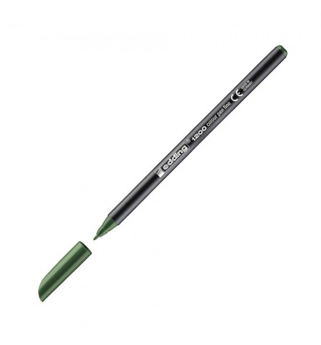 Marcador Médio Edding 1200 1mm Verde Oliva 1un