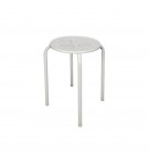 Banco Empilhável Branco 45x29cm