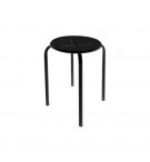 Banco Empilhável Preto 45x29cm