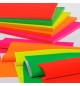 Papel Fluorescente 50x65cm Vermelho Rolo 25 Folhas
