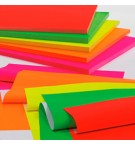 Papel Fluorescente 50x65cm Verde Rolo 25 Folhas