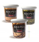 Frasco Multiusos 250ml c/Tampa Branco 3un