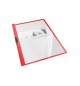 Classificador Clip Lateral 3mm 30 Folhas Esselte Vermelho