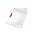 Classificador Clip Lateral Leitz Color Clip Vermelho