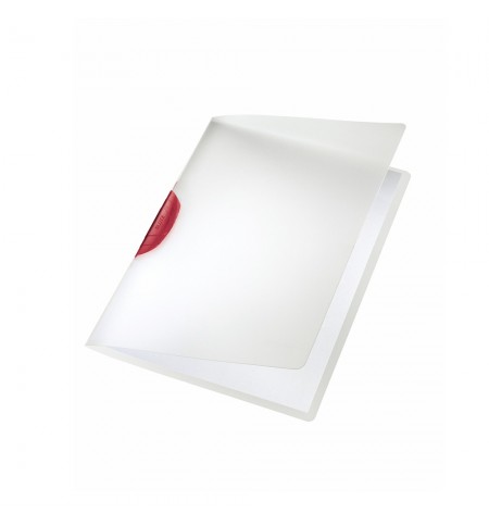 Classificador Clip Lateral Leitz Color Clip Vermelho
