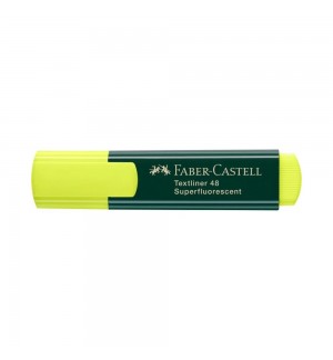 Marcador Fluorescente Faber Textliner 48 Amarelo 10un