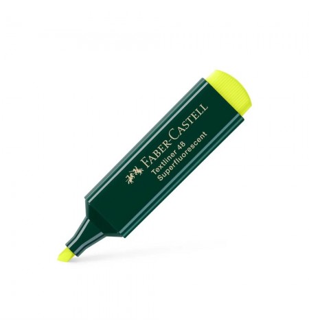 Marcador Fluorescente Faber Textliner 48 Amarelo 10un