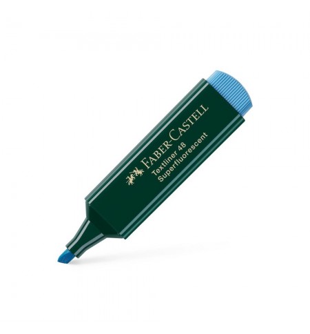 Marcador Fluorescente Faber Textliner 48 Azul 10un
