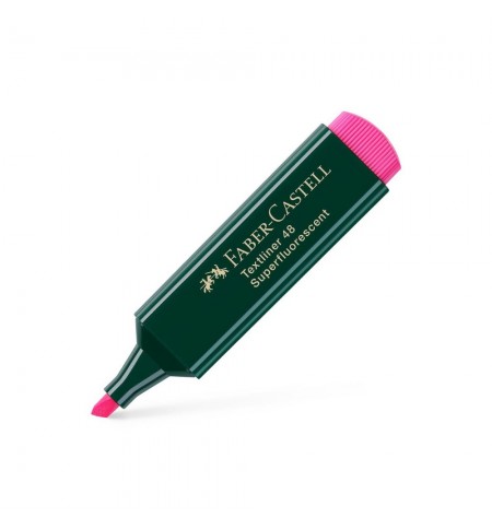 Marcador Fluorescente Faber Textliner 48 Rosa 10un