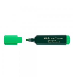 Marcador Fluorescente Faber Textliner 48 Verde 10un