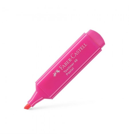 Marcador Fluorescente Faber Textliner 46 Rosa Pastel 10un