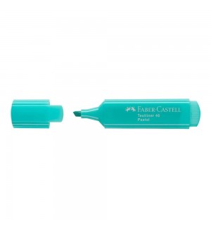 Marcador Fluorescente Faber Textliner 46 Turquesa Pastel 10u