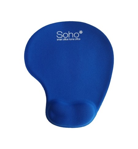 Tapete Rato c/ Apoio Pulso Gel - Azul