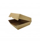 Caixa Hamburguer Kraft 600ml 14x14x7cm 50un