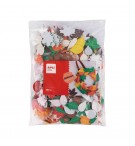 Folhas Adesivos Goma Eva Cores Sortidas 500un