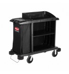 Carro Servico Hotel 124,5x56x127cm Preto