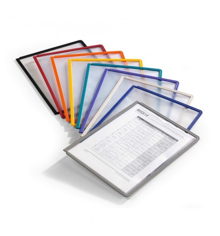 Bolsa p/Suporte Mural Durable 5606 A4 c/Moldura Sortidos 5un