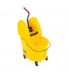Balde 33 Litros+Prensa Conjunto Combo WaveBrake Amarelo